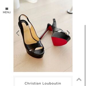 Christian Louboutin Black Women's Heels